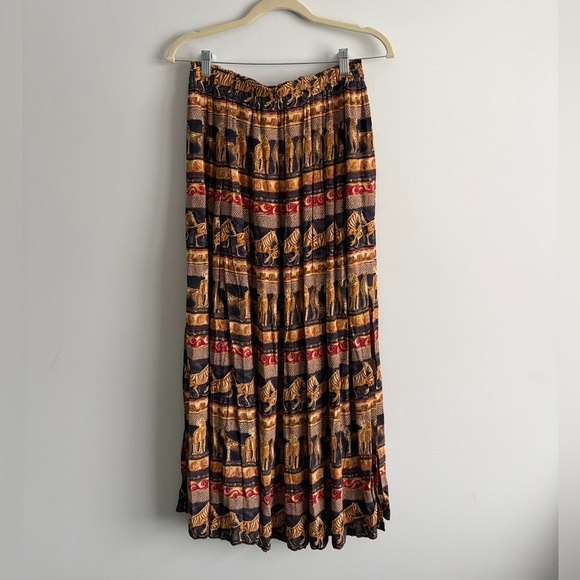 Dresses & Skirts - Vintage Animal Print Skirt EUC